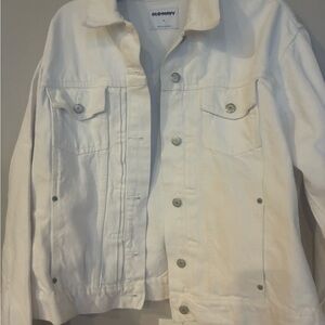 NWT Old Navy White Jean Jacket